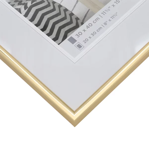 Cadre en plastique Galeria 9x13 cm | or | verre standard (2 mm)