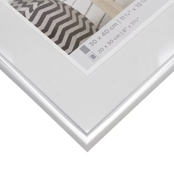 Cadre en plastique Galeria 9x13 cm | argent | verre standard (2 mm)