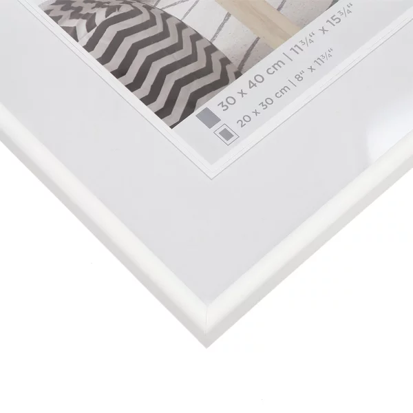Cadre en plastique Galeria 9x13 cm | blanc | verre standard (2 mm)