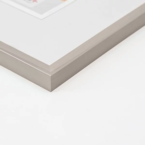 Cadre en plastique New Lifestyle 10x15 cm | gris | verre standard (2 mm)