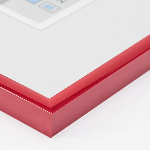 Cadre en plastique New Lifestyle 10x15 cm | rouge | verre standard (2 mm)