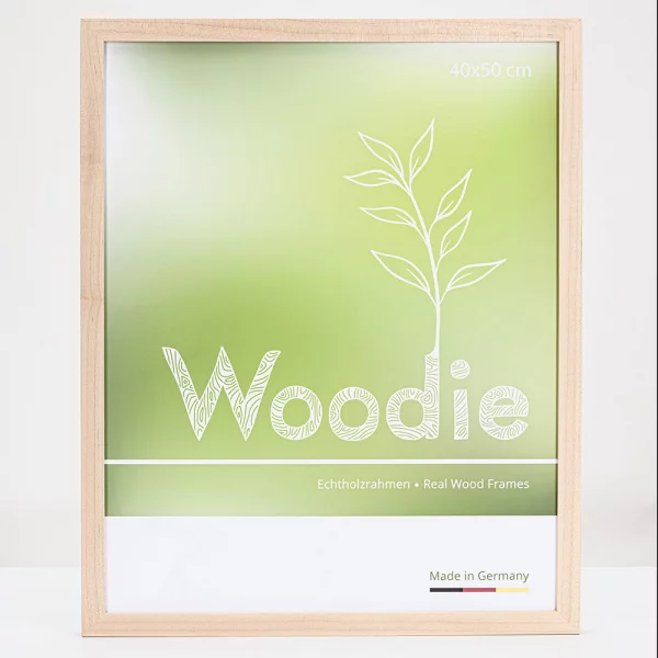 Cadre en bois Rhön 35x50 cm | érable | verre standard