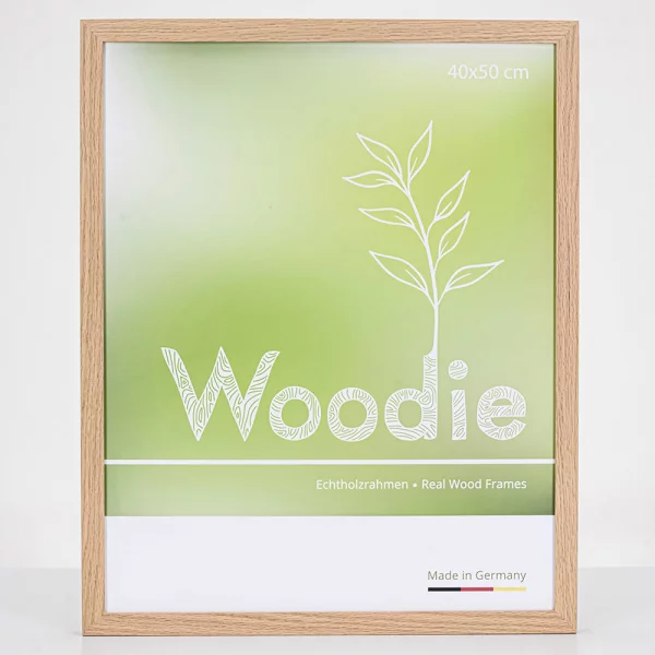 Cadre en bois Rhön 35x50 cm | chêne | verre standard