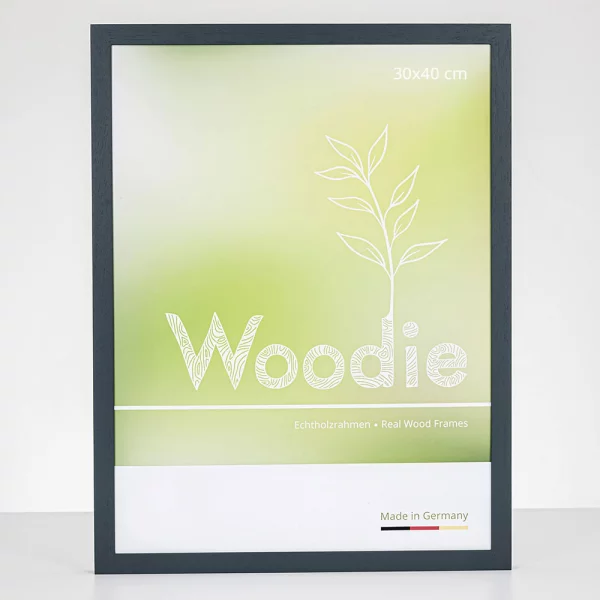 Cadre en bois Jasmund 9x9 cm | anthracite | verre standard
