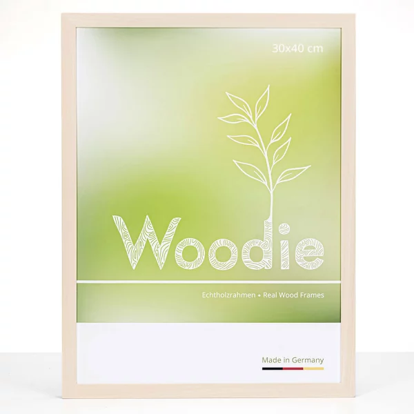 Cadre en bois Jasmund 9x9 cm | tremble | verre standard
