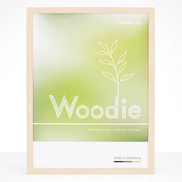 Cadre en bois Jasmund 9x9 cm | sapin rouge | verre standard