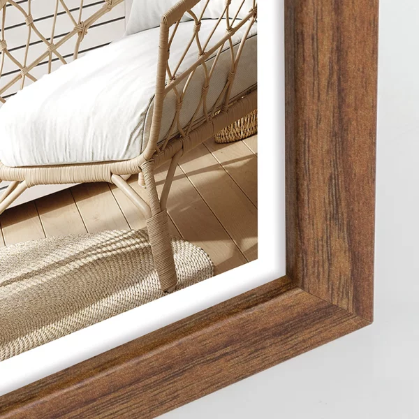Holz Bilderrahmen Vivan 13x18 cm | Braun | Normalglas (2 mm)