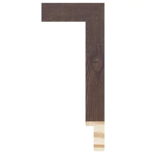 Holzrahmen WOODLAND III 13x18 cm | Eiche dunkel foliert | Normalglas (2 mm)