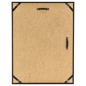 Kunststoffrahmen Malmö nach Maß Schwarz | Normalglas (2 mm)