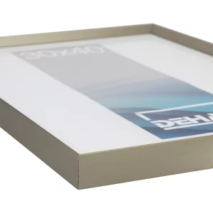 Alu-Bilderrahmen Wega nach Maß Altsilber matt | Normalglas (2 mm)