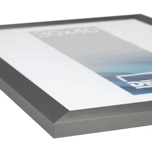 Alu-Bilderrahmen Antares 21x29,7 cm (A4) | Contrastgrau | Normalglas (2 mm)