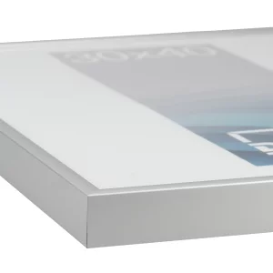 Alu-Bilderrahmen Superba nach Maß Natur matt | Kunstglas (2 mm)