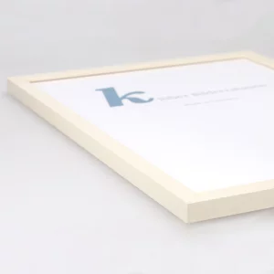 Holz-Bilderrahmen Prisma 40x40 | Beige | Normalglas (2 mm)