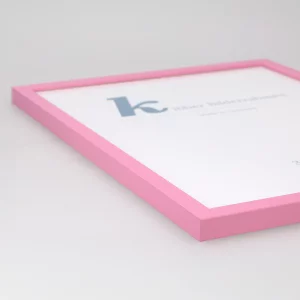 Holz-Bilderrahmen Prisma 40x40 | Rosa | Normalglas (2 mm)