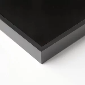 Aluminiumleiste Profil alpha nach Maß Dunkelgrau glanz | Museumsglas UV 70 entspiegelt