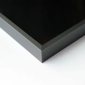 Aluminiumleiste Profil alpha nach Maß Platin | Museumsglas UV 70 entspiegelt
