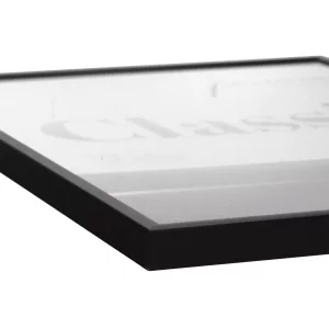 Alurahmen Classic 18x24 cm | Schwarz matt | Normalglas (2 mm)
