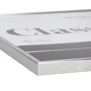 Alurahmen Classic 18x24 cm | Silber glanz | Normalglas (2 mm)
