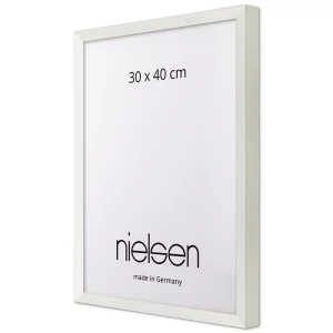 Holzleiste Loft 15 nach Maß Naturweiß | Normalglas (2 mm)