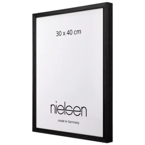 Holzleiste Loft 15 nach Maß Rabenschwarz | Normalglas (2 mm)