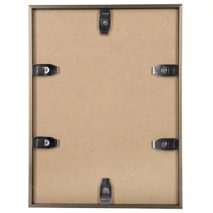 Alu-Bilderrahmen Profil K nach Maß bronze | Normalglas (3 mm)