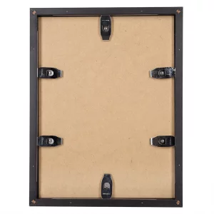 Holz-Bilderrahmen aus Buche / Ahorn nach Maß Buche dunkelbraun lasiert | Normalglas (3 mm)