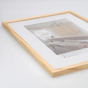 Holz-Bilderrahmen Pepper 13x18 cm | kiefer | Normalglas (2 mm)