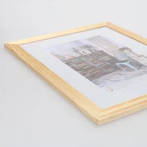 Holz-Bilderrahmen Grado 24x30 cm | natur | Normalglas (2 mm)