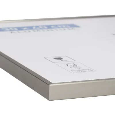 Rama aluminiowa Accent 21x29,7 cm (A4) | perłowy merkury | szkło standardowe (2 mm)