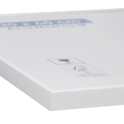 Rama aluminiowa Accent 21x29,7 cm (A4) | biały, połysk | szkło standardowe (2 mm)