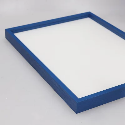 Thumbnail von Alu-Bilderrahmen Barth NXT mit Distanzleiste, Serie 1131 Azurblau - Furnier Holzoptik Bild 5