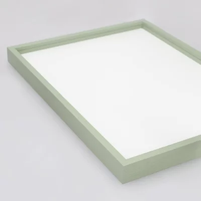 Thumbnail von Alu-Bilderrahmen Barth NXT mit Distanzleiste, Serie 1131 Lindgrün - Furnier Holzoptik Bild 5
