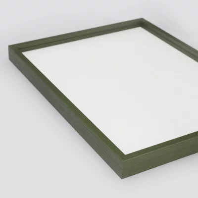 Thumbnail von Alu-Bilderrahmen Barth NXT mit Distanzleiste, Serie 1131 Olivgrün - Furnier Holzoptik Bild 5