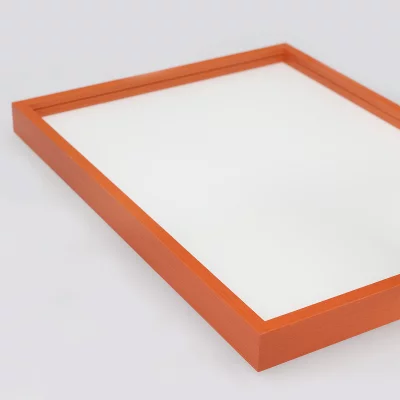 Thumbnail von Alu-Bilderrahmen Barth NXT mit Distanzleiste, Serie 1131 Orange - Furnier Holzoptik Bild 5