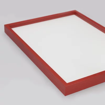 Thumbnail von Alu-Bilderrahmen Barth NXT mit Distanzleiste, Serie 1131 Rot - Furnier Holzoptik Bild 5
