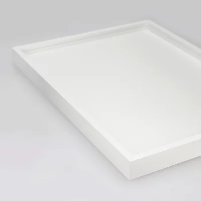 Thumbnail von Alu-Bilderrahmen Barth NXT mit Distanzleiste, Serie 1131 Weiß - Furnier Holzoptik Bild 5