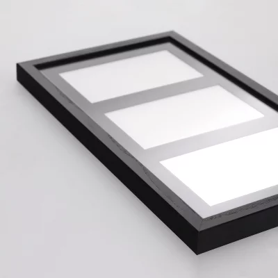 Thumbnail von Gradello Tripple Holz-Bilderrahmen für 3 gegradete Karten – Displayrahmen mit passgenauem Passepartout für Sammelkarten, TCG & Sportkarten Bild 5