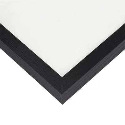 Houten fotolijst BARTH serie 210 30x40 cm | essenhout, zwart gekleurd | normaal glas (2 mm)