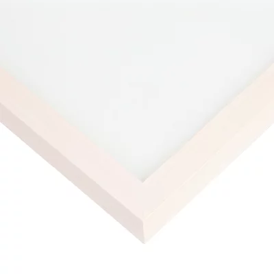 Houten fotolijst BARTH serie 210 30x40 cm | populier, wit gekleurd | normaal glas (2 mm)