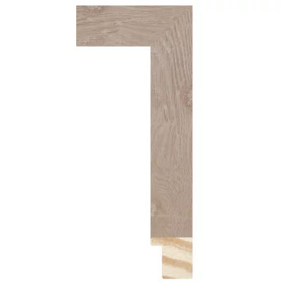 Holz-Bilderrahmen WOODLAND III 50x60 cm | Eiche hell foliert | Normalglas (2 mm)
