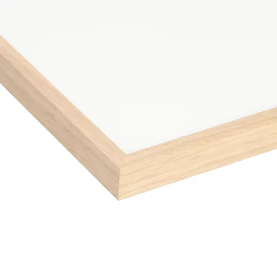 Aluminium fotolijst BARTH serie 916 45x60 cm | eink, echt fineer, natuur | normaal glas (2 mm)