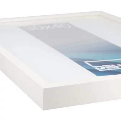 Distans-treramme Bunda 42x59,4 cm (A2) | Lind, dekkende hvit | Normalglass (2 mm)