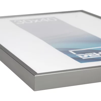 Rama aluminiowa Superba na wymiar platyna | szkło standardowe (2 mm)