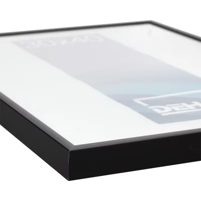 Rama aluminiowa Superba na wymiar czarny matowy | szkło standardowe (2 mm)