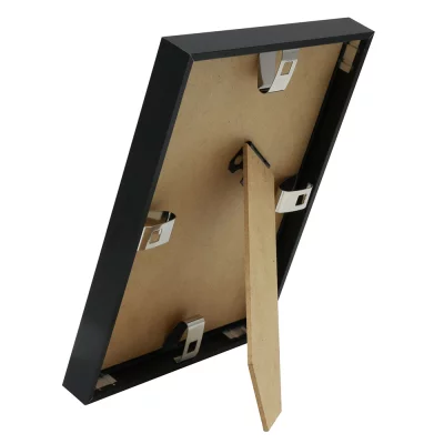 Aluminiowa rama do obrazu Liz 24x30 cm | czarny matowy | szkło standardowe (2 mm)