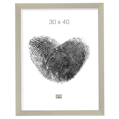 Kunststof fotolijst Lucas 15x15 cm | zilver | normaal glas (2 mm)