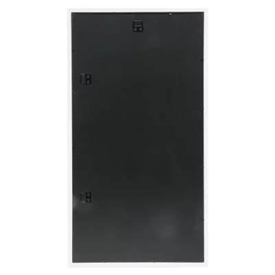 Houten multi fotolijst Anna voor 6 foto's met dubbele passe-partout 6x10x15 cm | wit | normaal glas (2 mm)