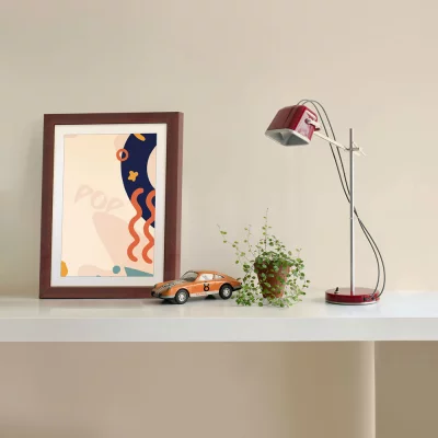 Houten kader POP 10x15 cm | bruin | kunstglas (1 mm)