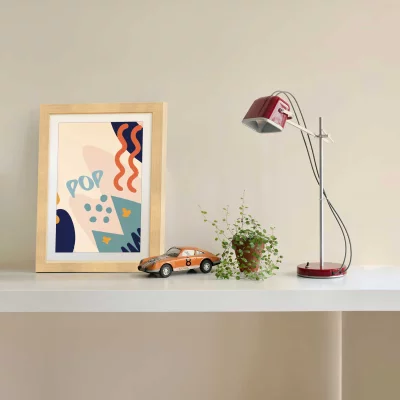 Houten kader POP 10x15 cm | natuur | kunstglas (1 mm)