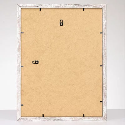 Drewniana rama Hekla (MDF) na wymiar vintage | szkło sztuczne (1 mm)